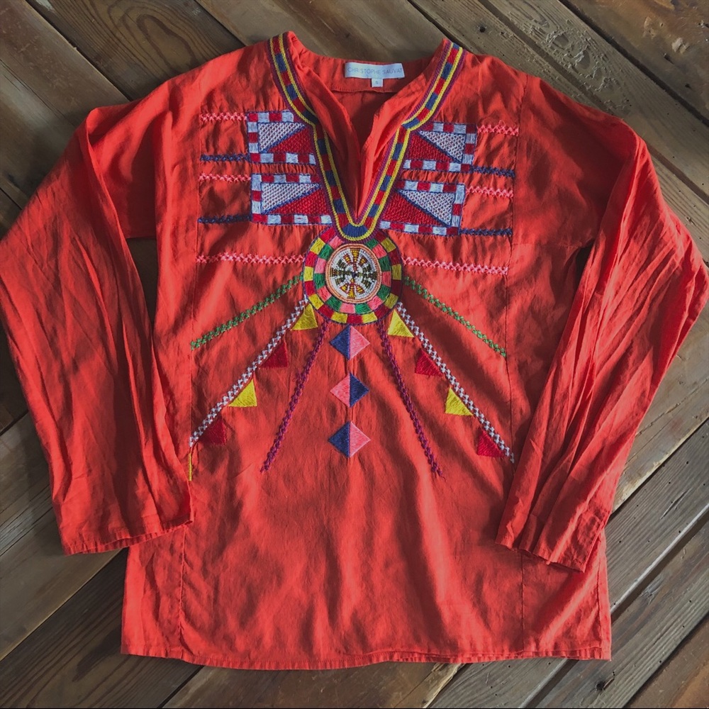 Christophe Sauvat Embroidered Blouse